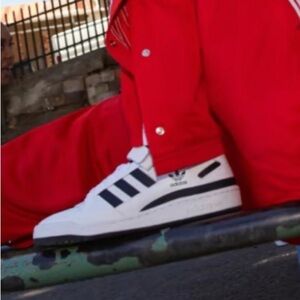NWT adidas Low Forum Shoe Size 11.5  in Cloud White / Cloud White / Core Black